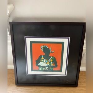 Mon Petit Choux” Acrylic On Wood Framed Art By  Avy.Benhamron